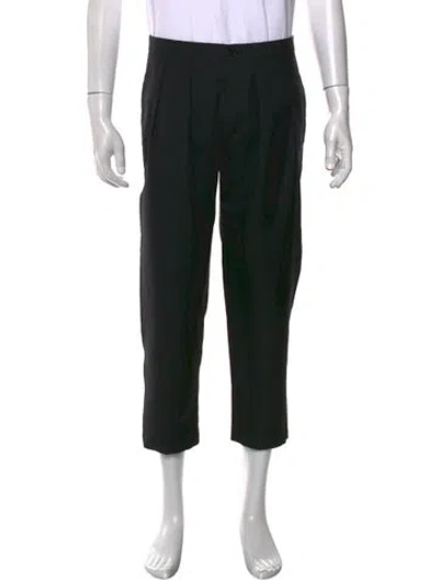 Pre-owned Tricot Comme Des Garcons Straight Leg Pants In Black