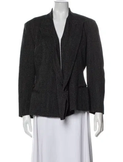 Pre-owned Tricot Comme Des Garcons Vintage 1980's Blazer In Black