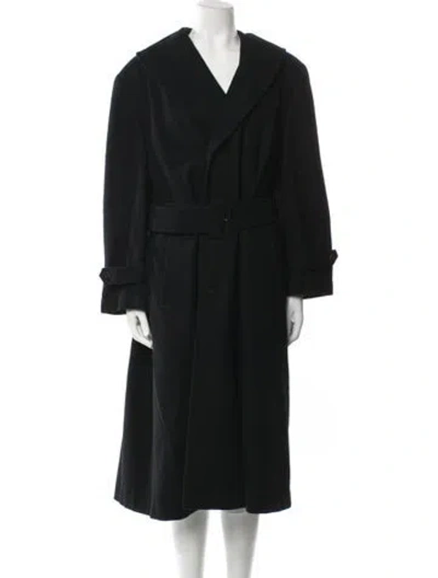 Pre-owned Tricot Comme Des Garcons Vintage 1988 Coat In Black