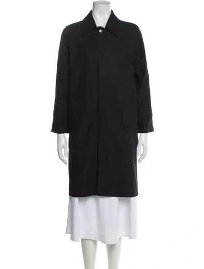 Pre-owned Tricot Comme Des Garcons Vintage 2000's Trench Coat In Black