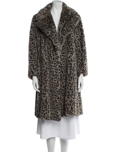 Pre-owned Tricot Comme Des Garcons Vintage 2003 Faux Fur Coat In Brown