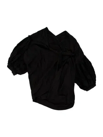 Pre-owned Tricot Comme Des Garcons Vintage 2004 Top In Black