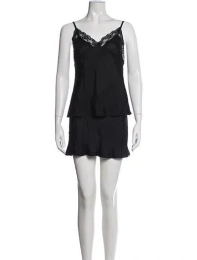 Pre-owned Tricot Comme Des Garcons Vintage 2004 Top In Black