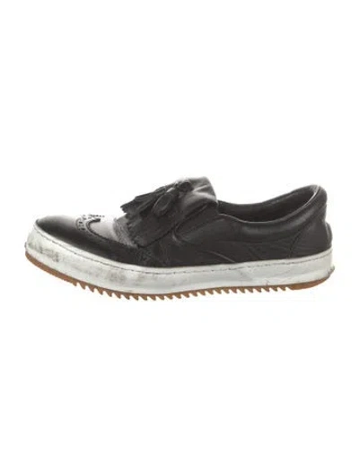 Pre-owned Tricot Comme Des Garcons Vintage 2007 Loafer Sneakers In Black