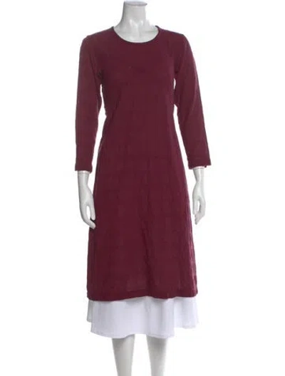 Pre-owned Tricot Comme Des Garcons Vintage Dress In Red