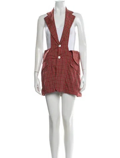 Pre-owned Tricot Comme Des Garcons Vintage Knee-length Skirt In Red