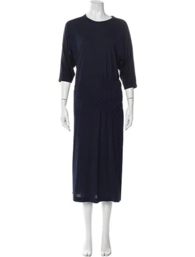 Pre-owned Tricot Comme Des Garcons Vintage Long Dress In Black