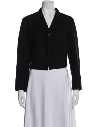 Pre-owned Tricot Comme Des Garcons Wool Blazer In Blue