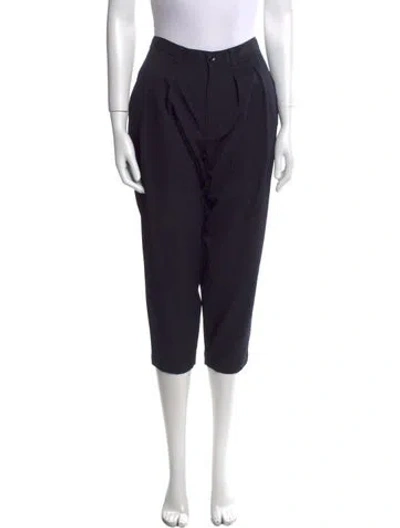 Pre-owned Tricot Comme Des Garcons Wool Straight Leg Pants In Black