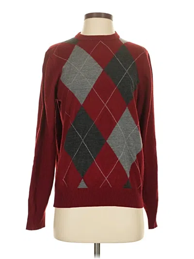 Pre-owned Tricots By St Raphael Pullover Sweater In Burgundy