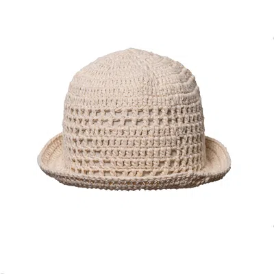 Tricult Women's Crochet Bucket Hat - Off- White In Neutral