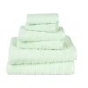 Trident 100% Cotton Soft And Absorbent 6-pc. Quick Dry Bath Towel Set In Green