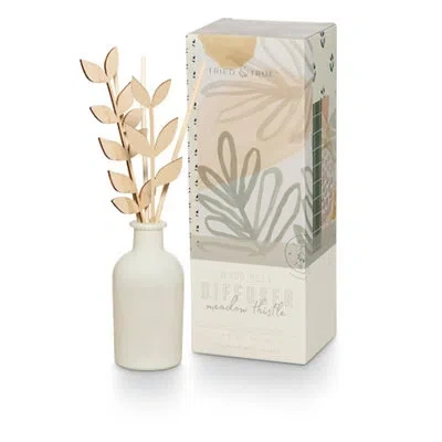 Tried & True Diffuser Meadow Thistle Candle In Gold,cream