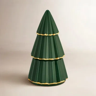 Tried & True Holiday Vanilla Spruce Candle In Green