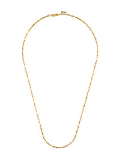 Pre-owned Trifari Beaded Link Chain Necklace, 18.25" In Multi
