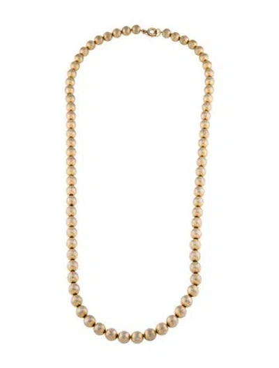 Pre-owned Trifari Beaded Necklace In Multi