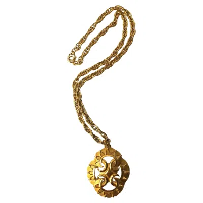 Pre-owned Trifari Bohemian Pendant Necklace  In Multi