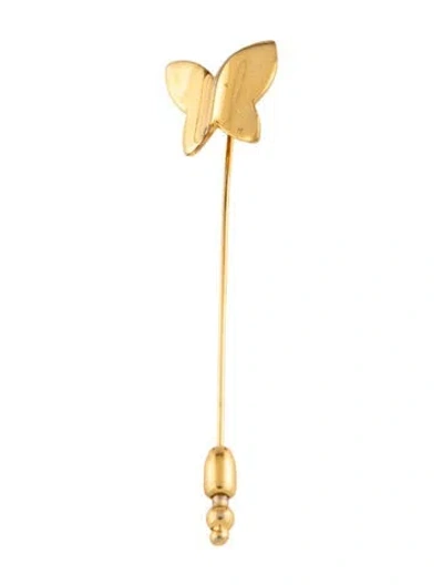 Pre-owned Trifari Butterfly Pin Brooch In Multicolor