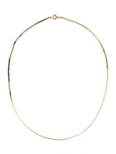 Pre-owned Trifari Chain Necklace, 18" In Multicolor