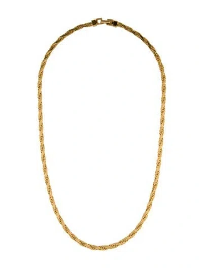 Pre-owned Trifari Chain Necklace, 24" In Multi