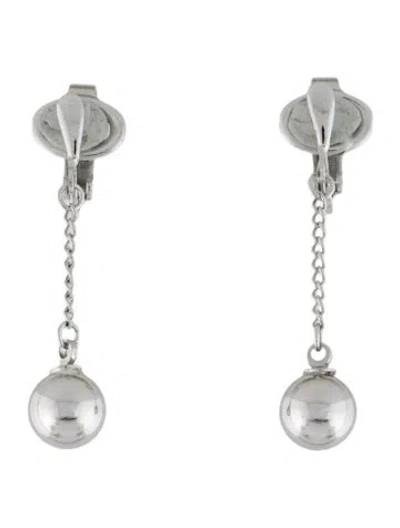 Pre-owned Trifari Clip-on Drop Earring In Multi