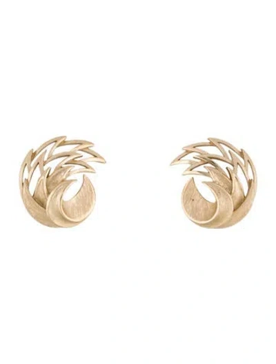 Pre-owned Trifari Clip-on Earrings In Multi