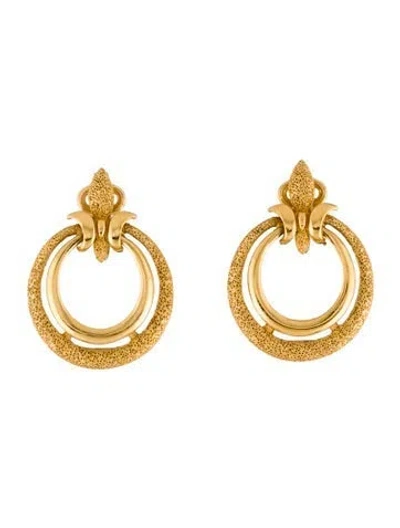 Pre-owned Trifari Clip-on Earrings In Multi