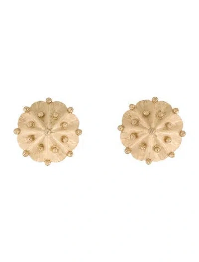 Pre-owned Trifari Clip-on Earrings In Multicolor
