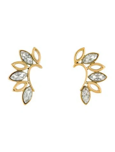 Pre-owned Trifari Crystal Drp Earrrings In Multicolor