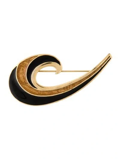Pre-owned Trifari Enamel Brooch In Multi