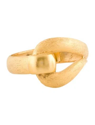 Pre-owned Trifari Hinged Cuff Bracelet, 6" In Multi