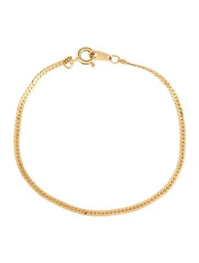 Pre-owned Trifari Link Bracelet, 7" In Multicolor