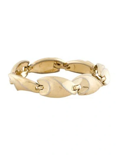 Pre-owned Trifari Link Bracelet, 7.5" In Multi