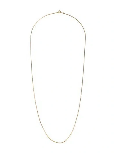 Pre-owned Trifari Long Chain Necklace, 28" In Multicolor