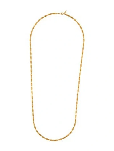 Pre-owned Trifari Long Chain Necklace, 30" In Multi