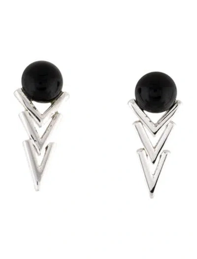 Pre-owned Trifari Resin Drop Earrings In Multi