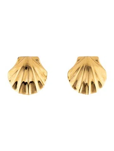 Pre-owned Trifari Shelling Clip On Earring In Multicolor