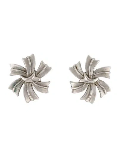 Pre-owned Trifari Star Clip On Earrings In Multicolor