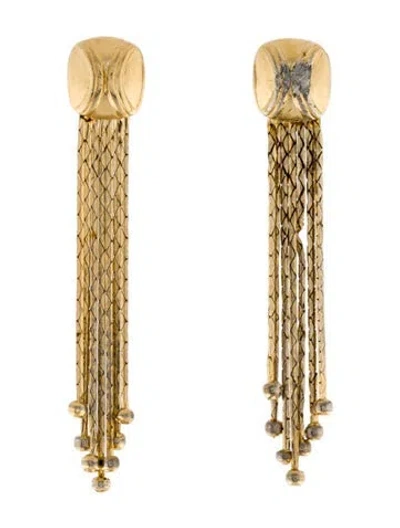 Pre-owned Trifari Tassel Earrings In Multi