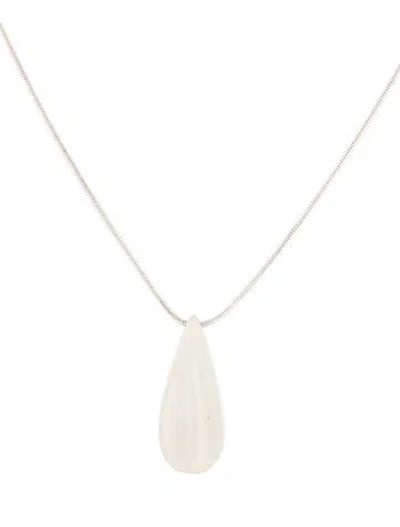 Pre-owned Trifari Teardrop Pendant Necklace, 19" In Multi