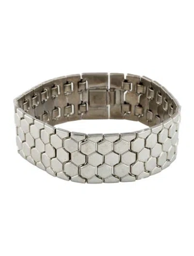 Pre-owned Trifari Vintage Bangle Bracelet, 7" In Multi