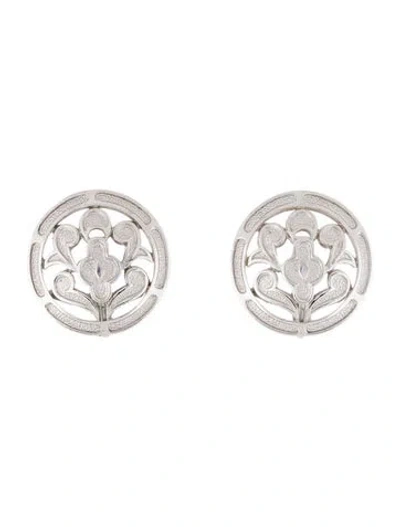 Pre-owned Trifari Vintage Clip-on Earrings In Multi