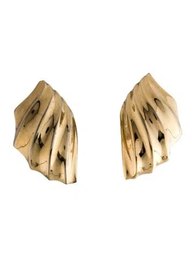 Pre-owned Trifari Vintage Clip-on Earrings In Multi