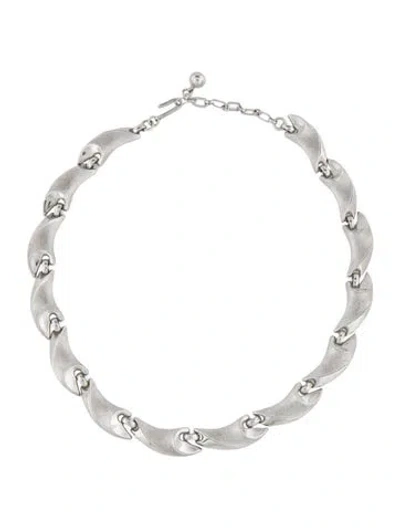 Pre-owned Trifari Vintage Collar Necklace, 17" In Multicolor