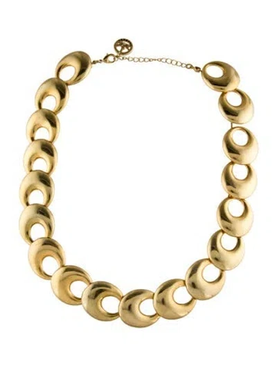 Pre-owned Trifari Vintage Crown Collar Necklace, 16" In Multi