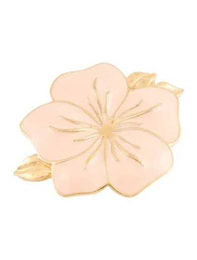 Pre-owned Trifari Vintage Enamel Flower Pin Brooch In Multi