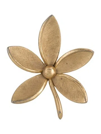 Pre-owned Trifari Vintage Flower Pin Brooch In Multi