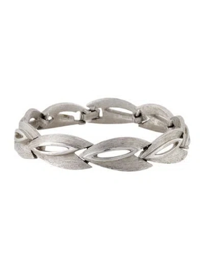 Pre-owned Trifari Vintage Link Bracelet, 7" In Multi