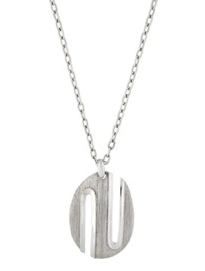 Pre-owned Trifari Vintage Pendant Necklace, 29" In Multicolor