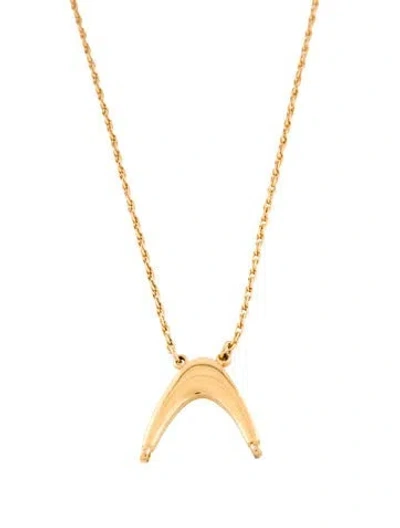 Pre-owned Trifari Vintage Pendant Necklace, 30" In Multi